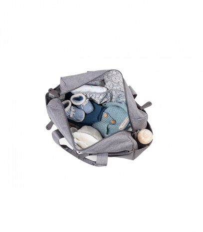 luiertas Mama dames 55 x 17 x 32 cm polyester/nylon grijs