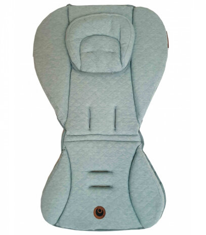 inlegmatras 79 x 48 cm foam ijsblauw