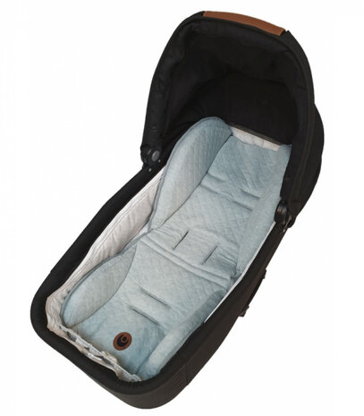 inlegmatras 79 x 48 cm foam ijsblauw