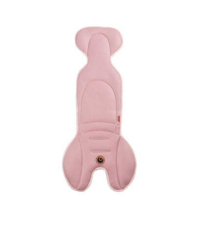 autostoelkussen 74 x 22 cm mesh roze