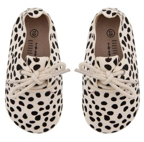 babyschoenen Oxford Wild leder beige/zwart maat 19