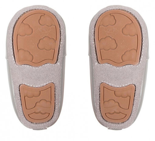 babyschoenen High Top meisjes leer grijs maat 17