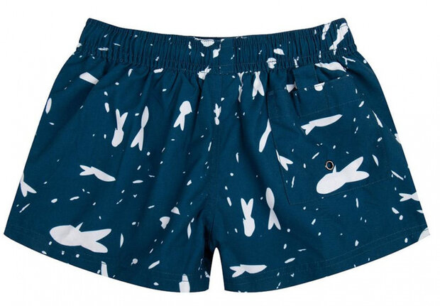 zwembroek Fish jongens polyester blauw maat 92-104