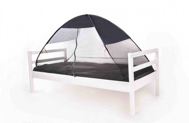 bedtent Pop-Up junior 200 cm polyester grijs