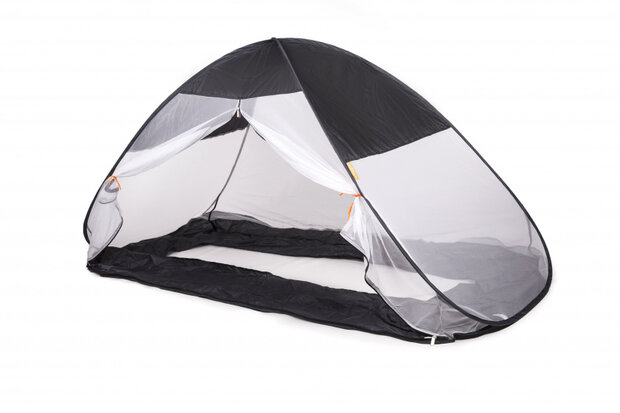bedtent Pop-Up junior 200 cm polyester grijs