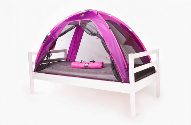 bedtent junior 200 cm polyester paars