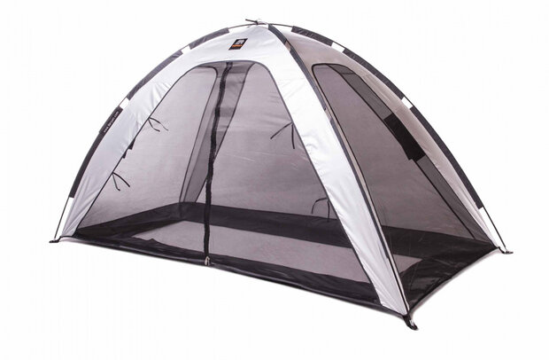 bedtent junior 200 cm polyester zilver