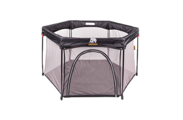 speelbox Portable PlayPen 135 cm polyester zwart