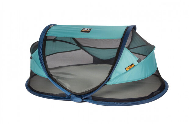 reisbed Baby Luxe 120 cm polyester turquoise