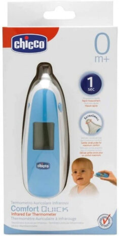 thermometer Comfort Quick Jr. infrarood siliconen blauw/wit