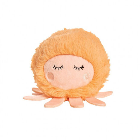 knuffel Scuba de Kwal junior 12,7 cm pluche lichtoranje