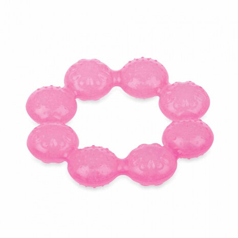 koelbijtring IcyBite rond junior roze