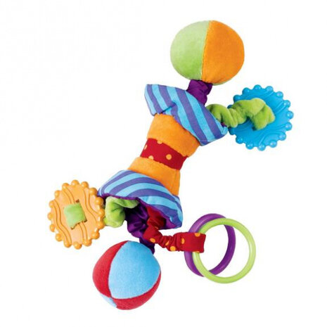 bijtringen bijtring Ziggles 15,25 cm pluche