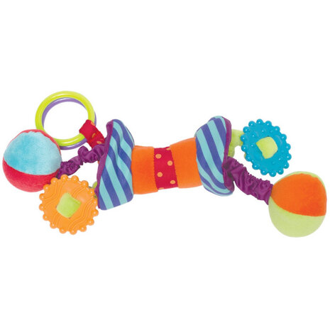 bijtringen bijtring Ziggles 15,25 cm pluche