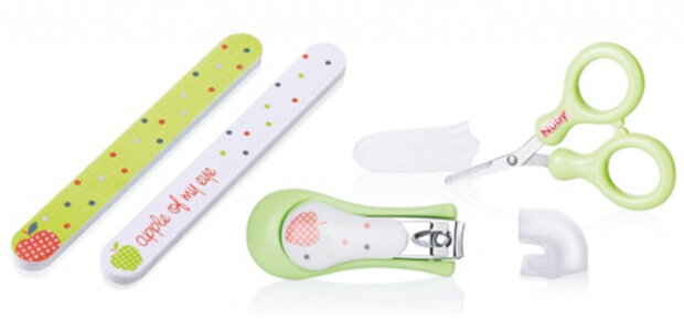 nagelverzorgingsset junior 16,5 cm groen 4-delig