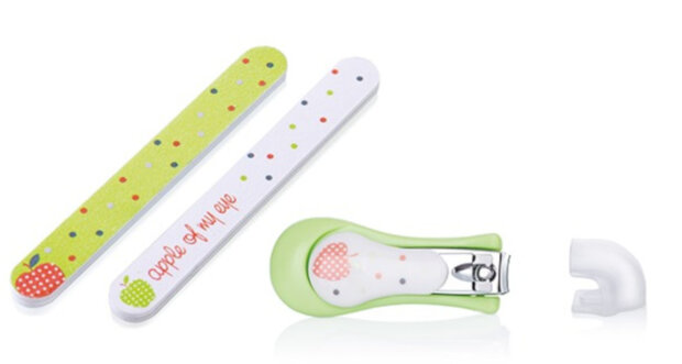 nagelverzorgingsset junior 16,5 cm groen 3-delig