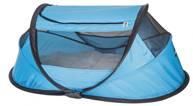 bedtent Travel Cot BabyBox pop-up 120 x 75 x 50 cm blauw