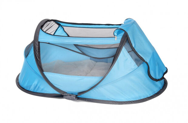 bedtent Travel Cot BabyBox pop-up 120 x 75 x 50 cm blauw