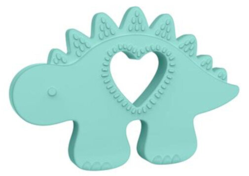 bijtring Unicorn junior 17 cm siliconen turquoise