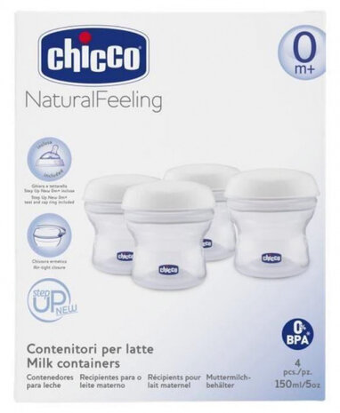 moedermelkhouders NaturalFeeling transparant 8-delig