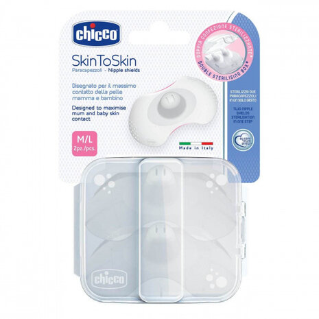 tepelbeschermers SkinToSkin siliconen M/L 2 stuks