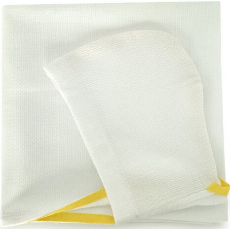 badcape Ba&ntilde;o junior 140 x 70 cm katoen wit