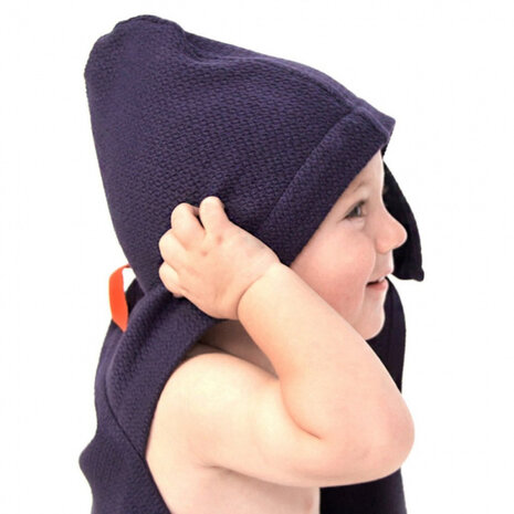 badcape Ba&ntilde;o junior 140 x 70 cm katoen wit