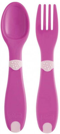 eetset junior 16 cm roze 5-delig