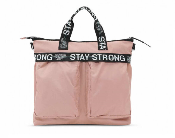 luiertas Johnny Junior 18 liter roze/zwart 6-delig