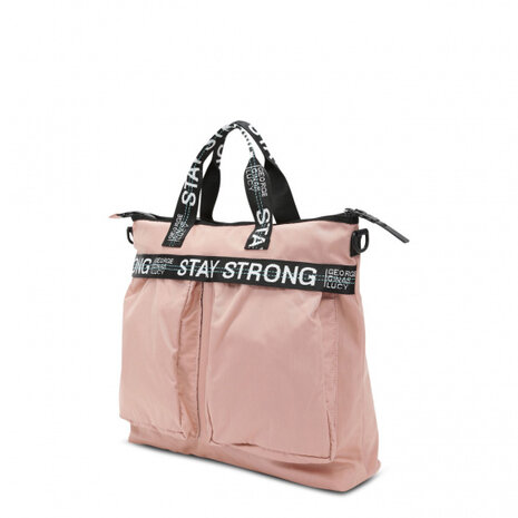 luiertas Johnny Junior 18 liter roze/zwart 6-delig