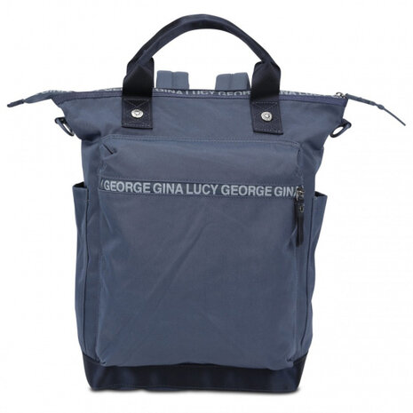 luierrugzak Minor Monokissed 14,5 liter blauw