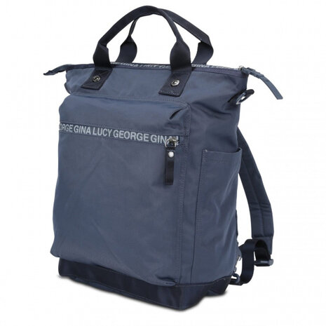 luierrugzak Minor Monokissed 14,5 liter blauw