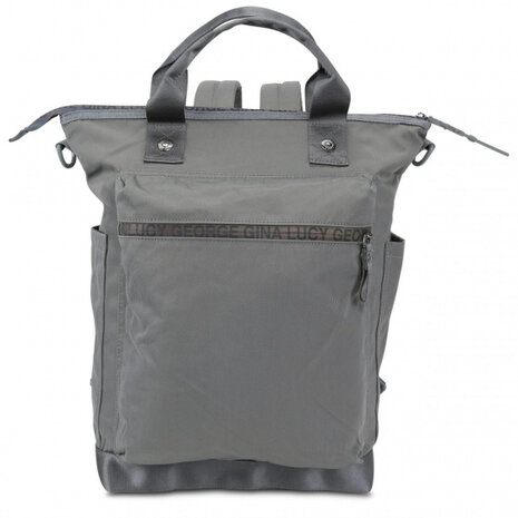 luierrugzak Minor Monokissed 14,5 liter grijs