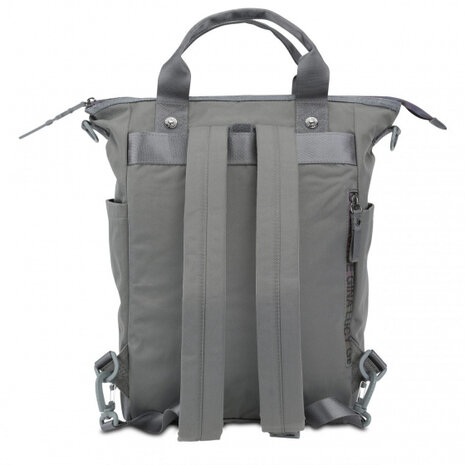 luierrugzak Minor Monokissed 14,5 liter grijs