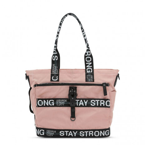 luiertas Little Styler 15 liter roze/zwart 6-delig
