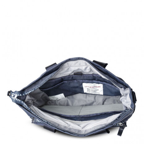 luiertas Little Styler 15 liter blauw 6-delig