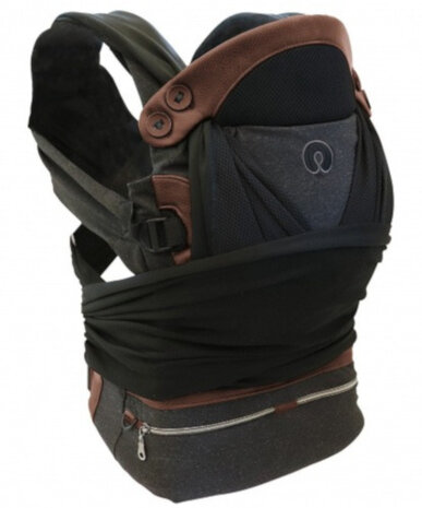 draagzak Boppy Adjust Comfyfit polyester/nylon zwart