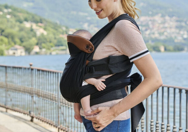 draagzak Boppy Adjust Comfyfit polyester/nylon zwart