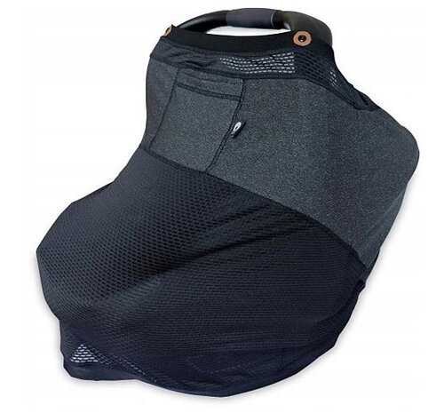multifunctioenele doek Boppy 4&amp;More 33 cm polyester zwart