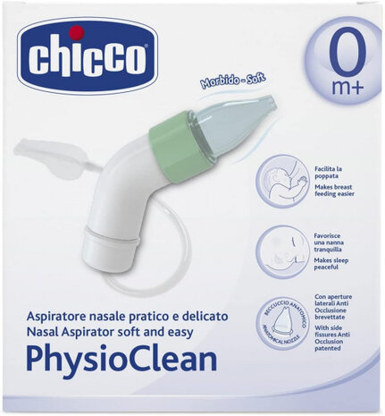neuszuiger Soft &amp; Easy Physioclean 48 cm wit/groen 4-delig
