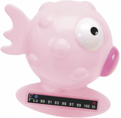 badthermometer vis junior 9 cm roze