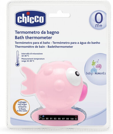 badthermometer vis junior 9 cm roze