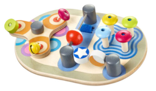 activiteitenspeelgoed Spintivity junior 22 cm hout