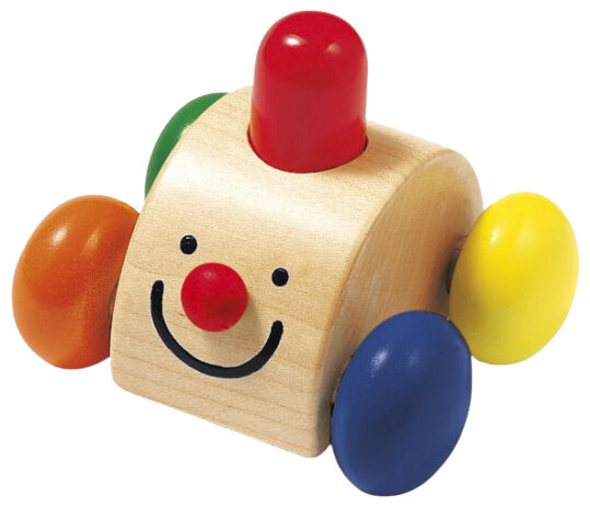 speelgoedauto Sonato junior 7 cm hout naturel