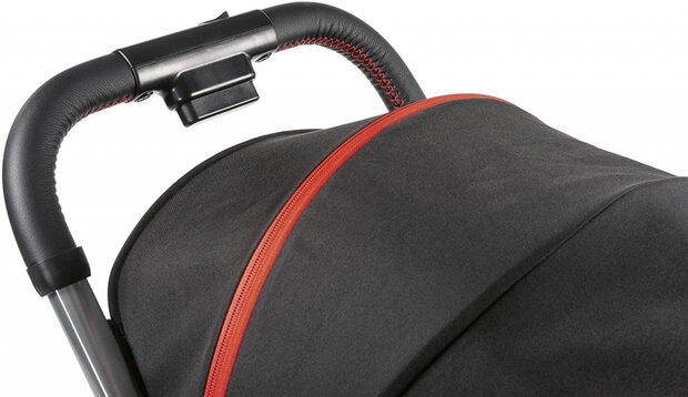 buggy Miinimo-3 104 cm polyester/aluminium zwart/rood