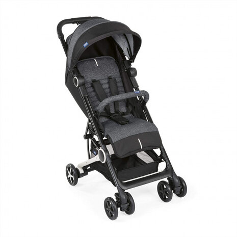 buggy Miinimo-3 104 cm polyester/aluminium zwart