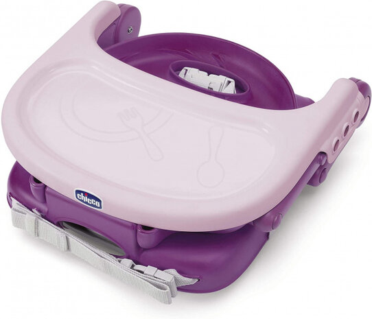 stoelverhoging Pocket Snack meisjes 32 x 36 cm paars