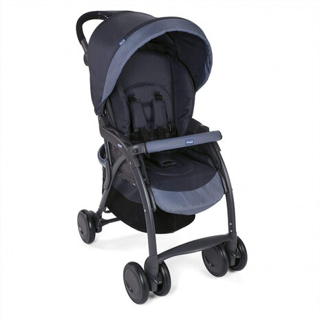 buggy Simplicity Top 102 cm polyester/aluminium zwart