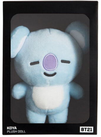 knuffel BT21 Koya junior 23 cm pluche lichtblauw