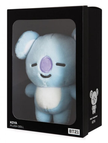 knuffel BT21 Koya junior 23 cm pluche lichtblauw